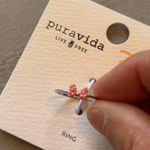 Pura Vida NWT Set of 2 Disney Minnie Mouse Rings Minnie Ears Minnie Bow Size 6 Photo 5