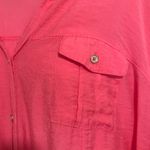 Roz & Ali  Pink Sparkle Button Up Blouse Photo 2