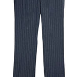 Theory  Womens Virgin Wool Blend Pinstripe Dress Pants Trousers Sz 4 Photo 0