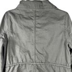 Old Navy  Canvas Field Jacket Women's M Olive Green Zip Gorpcore Pockets Military Photo 8