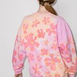 Collina Strada floral-print round hem crewneck sweatshirt size XS extra small Photo 3