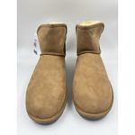 Kirkland Signature  Women's Shearling Scalloped Edge Suede Boot Tan NEW Size 11 Photo 2