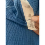 Rails Valeria Tiered Midi Dress Gauzy Palace Blue 100% Cotton Sun Dress Large L Photo 4