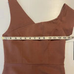 Lulus Open Your Heart Mauve Pink One-Shoulder Bodycon Midi Dress size XS Party Photo 10