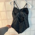 Kona Sol Multicolor Cutout Back Built-In Bra Stretch One Piece Swim Suit Medium Photo 4