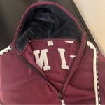 PINK - Victoria's Secret Sequinned Pink Victoria’s Secret full zip jacket, faux fur lined hood, graphic M Photo 13