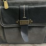 BOC vegan leather multiple pockets Black Gray shoulder tote Bag Photo 1