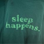Jenni  Plus Size Sleepshirt Macy's Women's Size 2XL Green‎ Printed Notched Collar Photo 2
