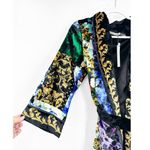 Alice + Olivia Eilene Printed Velvet Kimono Tie Waist Multi Color XS/S Photo 5