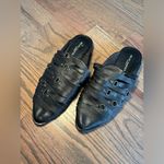 Kelsi Dagger Kelsi Dagger Brooklyn Alchemy Black Strappy Mule Size 9.5 Women Leather Slip On Photo 1