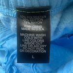 Aviator Nation Pants Women’s Rainbow Embroidery Sweatpants Light Blue L Photo 10