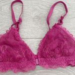 Marilyn Monroe  Vintage Sheer Laced Purple Bralette Photo 0