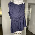 J.Crew NWT  Ruched One-shoulder Swim Dress Navy Blue Photo 1