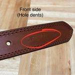 Jones New York Vintage Brown Natural Full Grain Bridle Leather Women’s Belt M Photo 11