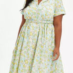 Torrid Disney Peter Pan Tinkerbell Pixie Retro Swing Shirt Dress Photo 0