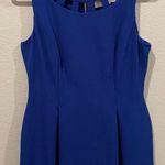 Eliza J Blue Cutout Bi-Stretch Flare Mini Dress Photo 2
