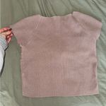 Amazon Women's Knit Crop Top Short Sleeve Twist Front Photo 5