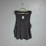 Free People  We the Free Double Espresso Kate Scoop Tee Tank Top Sz M NWT Photo 1