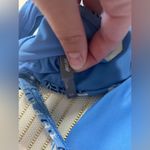 Aerie  Blue Floral Bandeau Bikini Top Photo 2