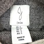Joie  Black/Ivory Fair Isle Soft Cozy Rayon Blend High Neck Pullover Sweater Photo 2