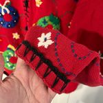 Designer Originals Vintage  Studio Christmas cardigan sweater size large Photo 5
