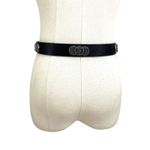 Tosca Blu Black Leather Belt Silver Coins Witchcore 30 Waist Photo 9