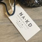 NA-KD  tie neck sequin top Photo 3