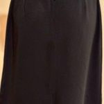 Norton Mcnaughton  Black Skirt Zipper & Button In Back SZ P 12 Pleaded In… Photo 0