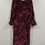 Equipment  Joelle Long Sleeve Silk Midi Dress Pink 0 NWOT Photo 0