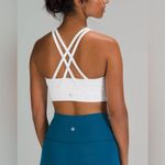 Lululemon  NWT Energy High Neck LL sports Bra Zipper Blue Size 8 Photo 3