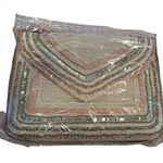 Embroidered Pink & Ivory Clutch with Removable Strap, New in Bag Pink Photo 8