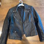 EXPRESS Black Leather Jacket Photo 0