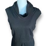 Saks 5th Avenue Saks Fifth Avenue Cap Sleeve Knee Length Black Cowl Neck Dress Size 8 Minimalist Photo 8