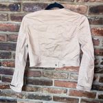H&M  Divided Beige Khaki Button Down Crop Cropped Jacket Women's Size 8 Photo 3