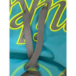 Nike Women's Teal & Gray Hoodie With Thumb Holes - Large therma fit Photo 5