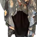 Floral Mini Dress by Tinsel. Size Small. Black Photo 2