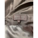 Jenny Yoo  Woman's Silk Gray Cocktail Formal Dress Size 4 Photo 4