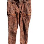 Joie Park Moto Styled Cropped Leopard Prints Skinny Pants Photo 4