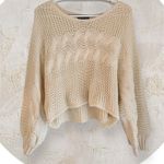 Dress Up Cream Sweater Photo 1