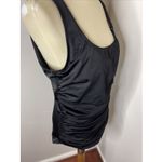 New Plus Shapellx‎ Ruched Size Black One Piece Swimsuit XXL Photo 4