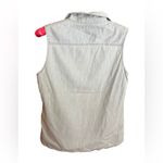 Lucy & Laurel  light wash chambray button front tank women’s size medium Photo 1