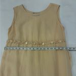Earth Song Butter Yellow Cottagecore Granola Shift Maxi Dress Size 10 FLAW Photo 8