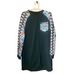 SheIn  SZ S Floral raglan sleeve long sleeve shirt dress Photo 2