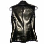 W By Worth Worth zippered faux leather duochrome moto vest size 0 Photo 39