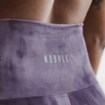 Nobull NWT  Women’s High-Rise Crop Tight - XS - Nightshade Plum Tie Dye Photo 4