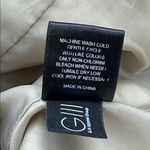 GH Bass and Co Quilted Vest Chartreuse Zip Front Fleece Collar Zip Pocket Medium Yellow Photo 10