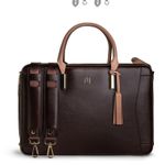 La Mansio One coffee brown luxury 3 in 1 laptop travel backpack tote Photo 0