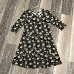The Comfy Beautiful Floral Print Dress Sz M 3/4 Sleeves Super Photo 0