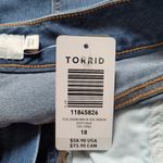 Torrid Denim Mini w Side Ribbon NWT Photo 9