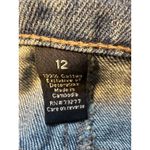 Apt. 9  Womens Denim Shorts‎ Size 12 Light Wash Distressed Studded Belt Photo 3